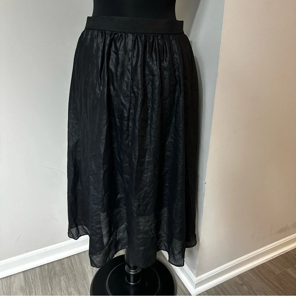 Thalia Sodi Black Asymmetrical Skirt in Size Medium